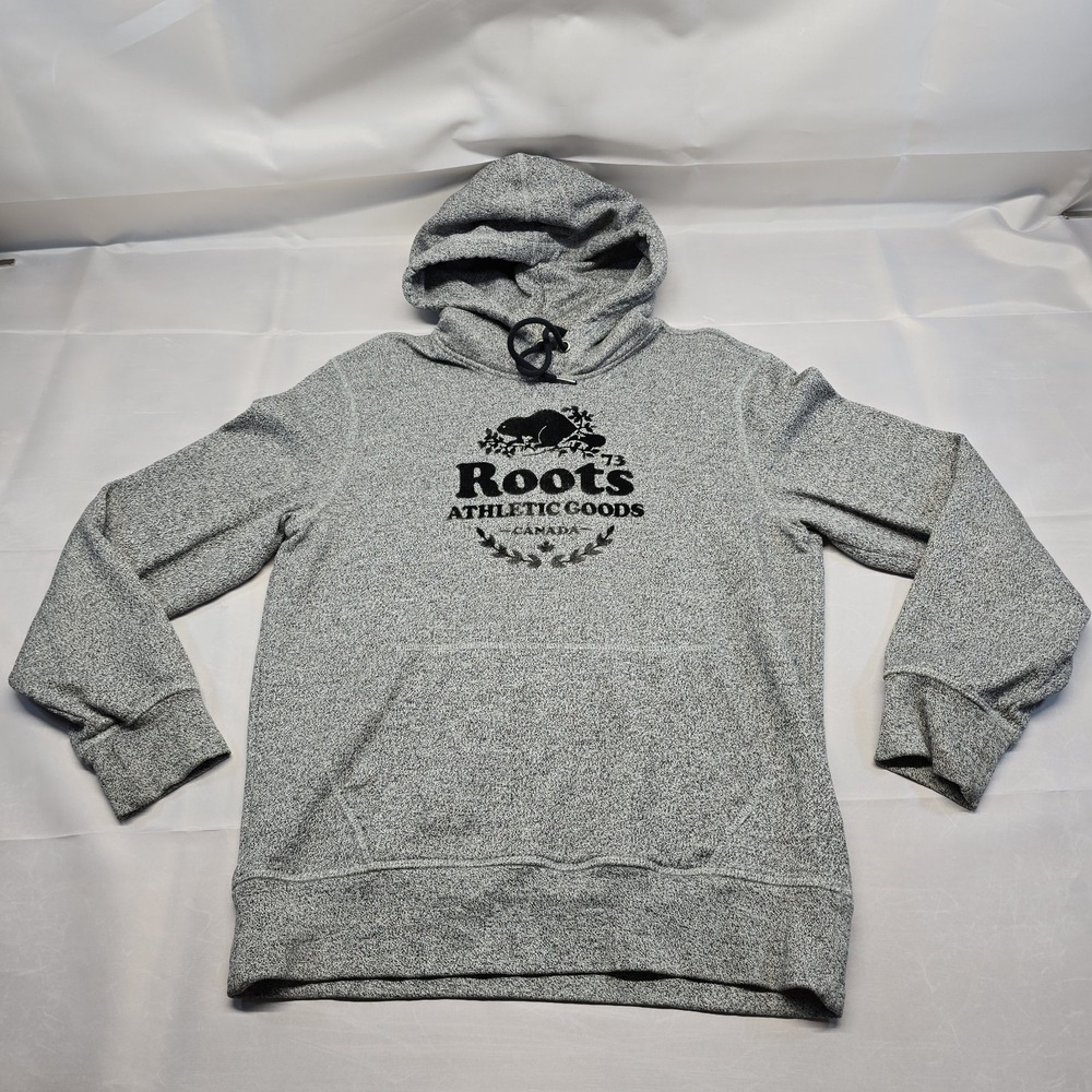 Roots Small Salt And Pepper Original Kanga‎ Hoodie Comfortable Sweatshirt